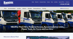 Desktop Screenshot of bannerplant.co.uk